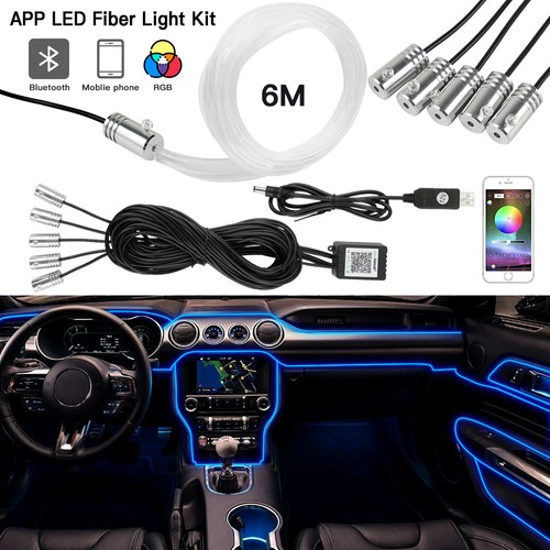 Rgb led car interior neon - 6m,