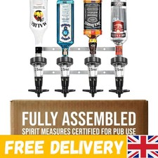 4 Bottle Wall Spirit Rail