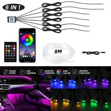 8M LED RGB Car Interior Fiber