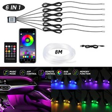 8M LED RGB Car Interior Fiber